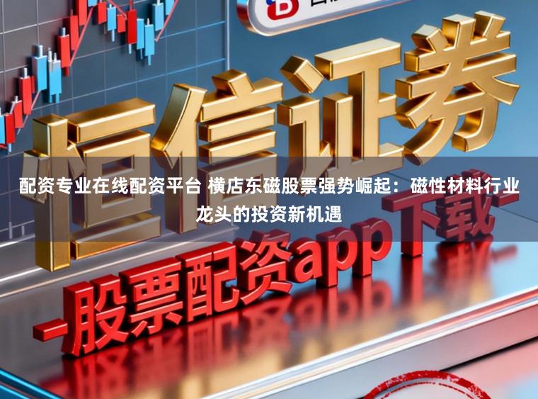 配资专业在线配资平台 横店东磁股票强势崛起:磁性材料行业龙头的投资新机遇